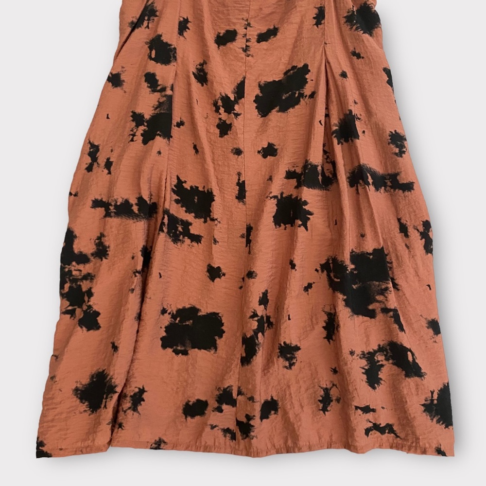 Cut Loose Women’s Dress Adjustable Strap Splotch Print Lagenlook Bohemian Boho - Picture 4 of 6